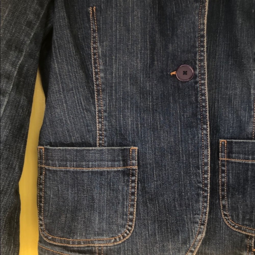 🧥 Talbots Stretch Denim Jacket 12 - Picture 2 of 10